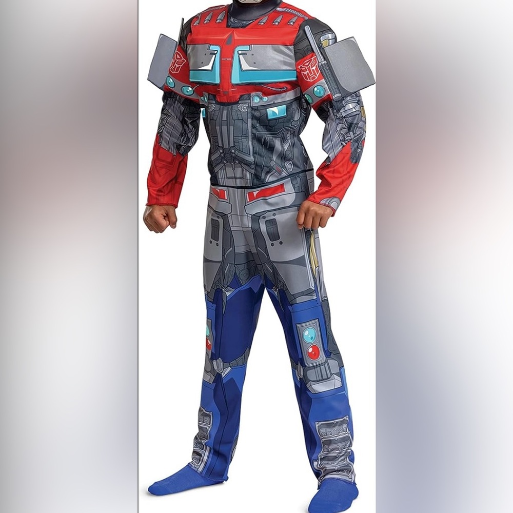 Boys Optimus Prime Muscle Costume